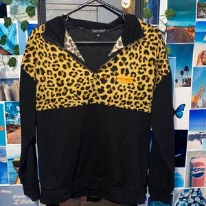 Cheetah Print Simply Southern Pullover
